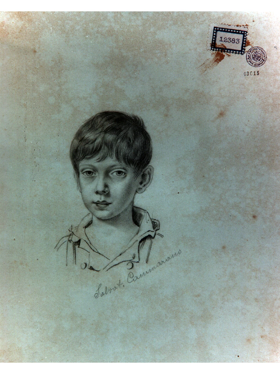 Ritratto di bambino - Certosa di san Martino, Napoli